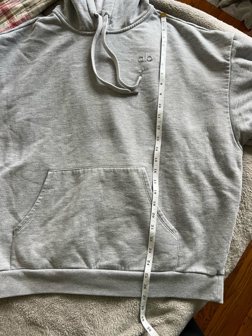 Alo Yoga Accolade Light Gray Hoodie Large - Picture 5 of 7